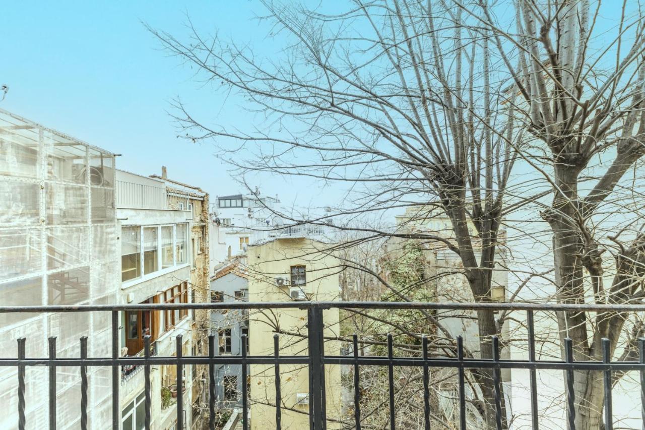 Flat With Balcony And Bosphorus View In Beyoglu Lejlighed Istanbul Eksteriør billede
